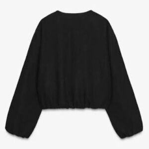 Zara Soft Balloon Fleece Sweatshirt